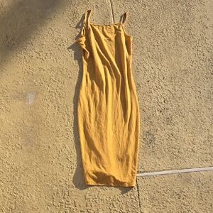 Absolutely Golden Midi Dress